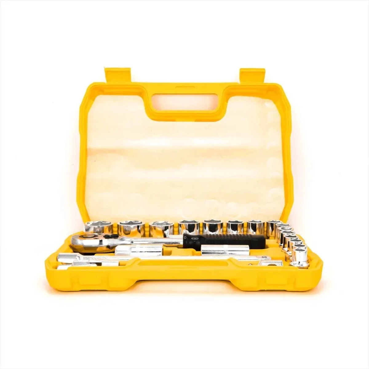 JOGO SOQUETE SEXTAVADO 10-32MM 1/2POL 22 PEÇAS TITANIUM