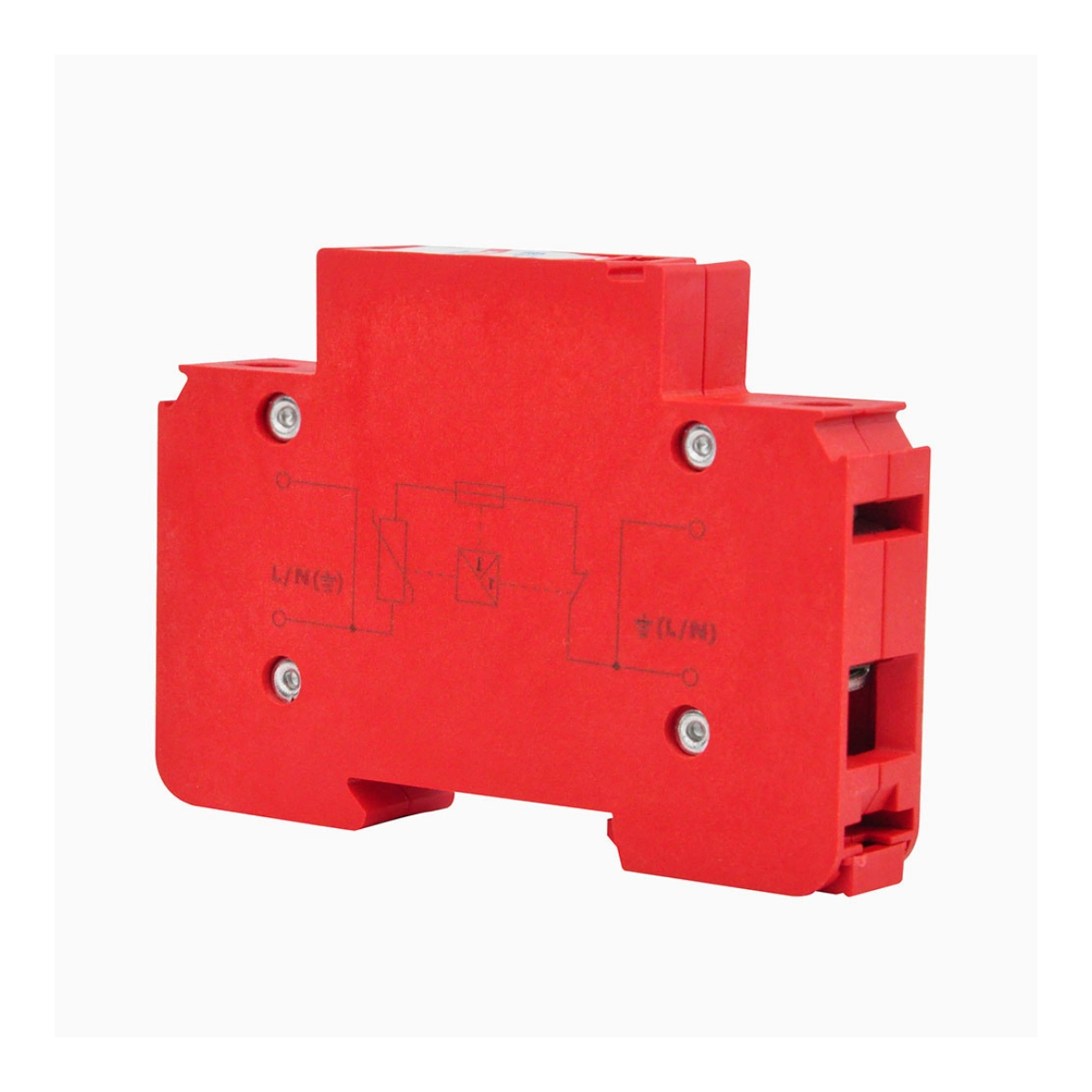 KIT 24 UN DISPOSITIVO DE PROTEÇÃO CONTRA RAIOS COM DPS FRONT V 275V 20KA VERMELHO KIT 24 UN DISPOSITIVO DE PROTEÇÃO CONTRA RAIOS COM DPS FRONT V 275V 20KA VERMELHO