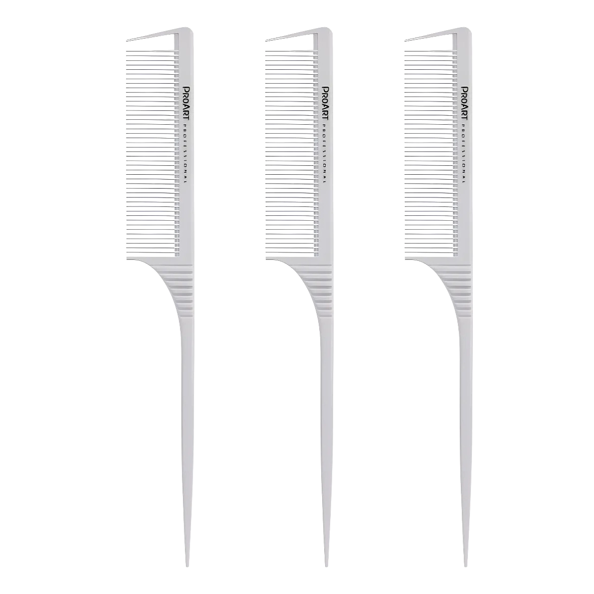 KIT 3 PENTES SPECIAL HAIR LOCK 2 CERAMICA CABO METAL PROART BRANCO