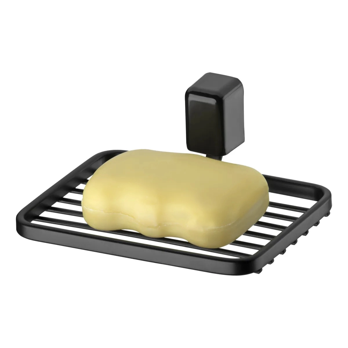 KIT ACESSÓRIOS BANHEIRO SCHMITT ESSENCIAL CROMADO 5 PEÇAS PRETO