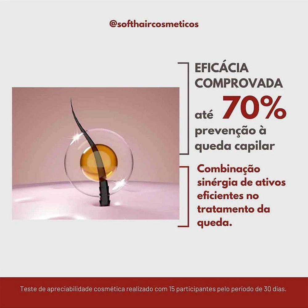 KIT ANTIQUEDA BIOPLEX SHAMPOO E TÔNICO SOFT HAIR 