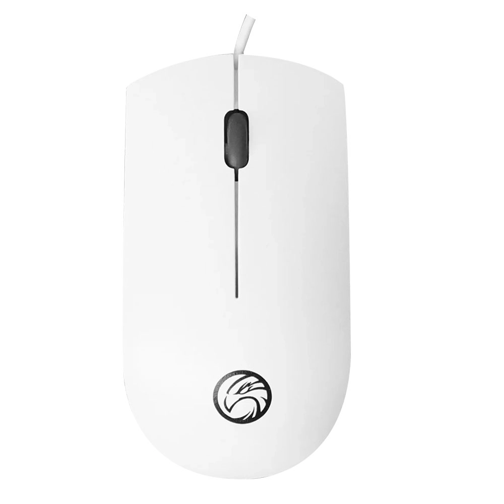 KIT C/ FIO TECLADO/MOUSE BRAZILPC BPC-8269/M300 USB BRANCO 