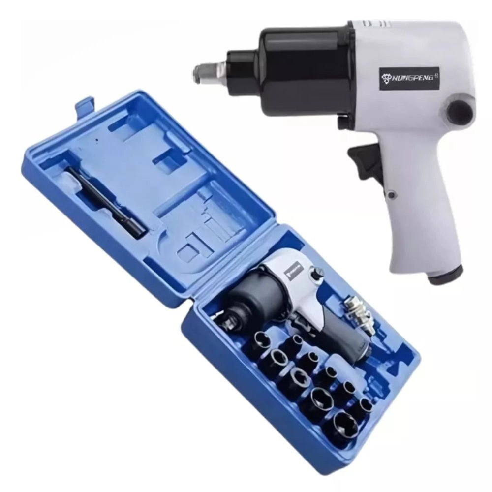 Kit Chave Impacto Pneumática 1/2 58kg 90psi 17pç Mgl Rp7807