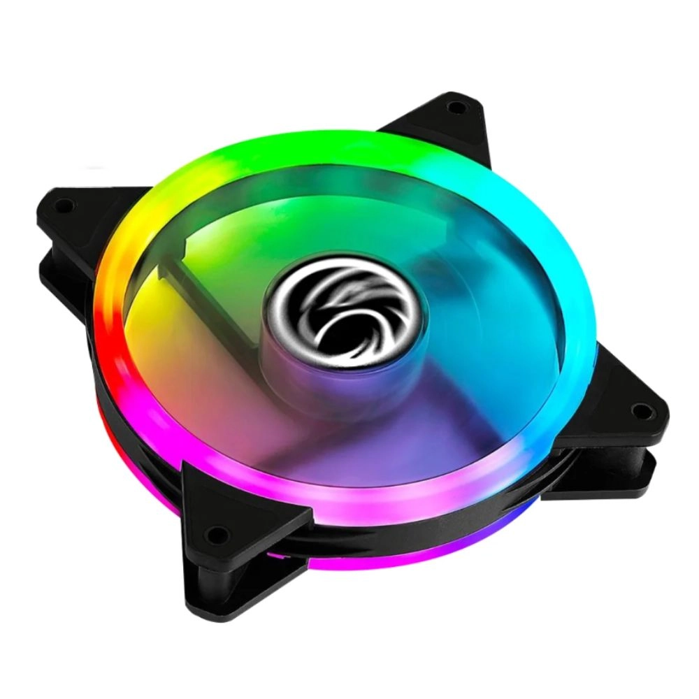 KIT COOLER COM 3 PARA GABINETE 12X12 CM COM CONTROLE BRAZILPC BPC-KDL-ARGB