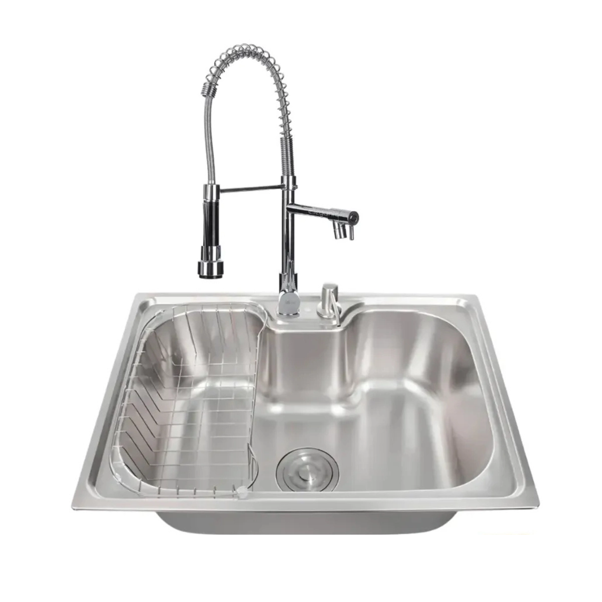 KIT CUBA GOURMET 60X42CM ACO INOX 304 COM ACESSORIOS E TORNEIRA