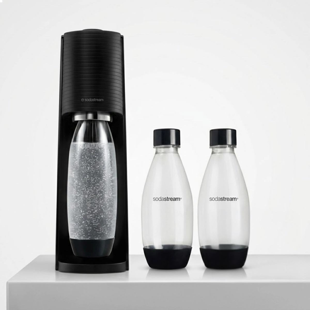 KIT GASEFICADO MAQUINA DE AGUA COM GAS COM 3 GARRAFAS DE REPOSIÇÃO