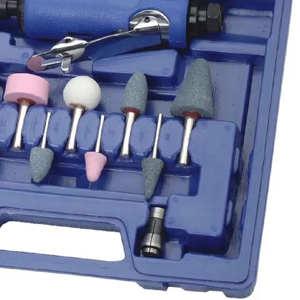 Kit Mini Retifica com 16 Peças Rongpeng 1/4 Pel 25000rpm