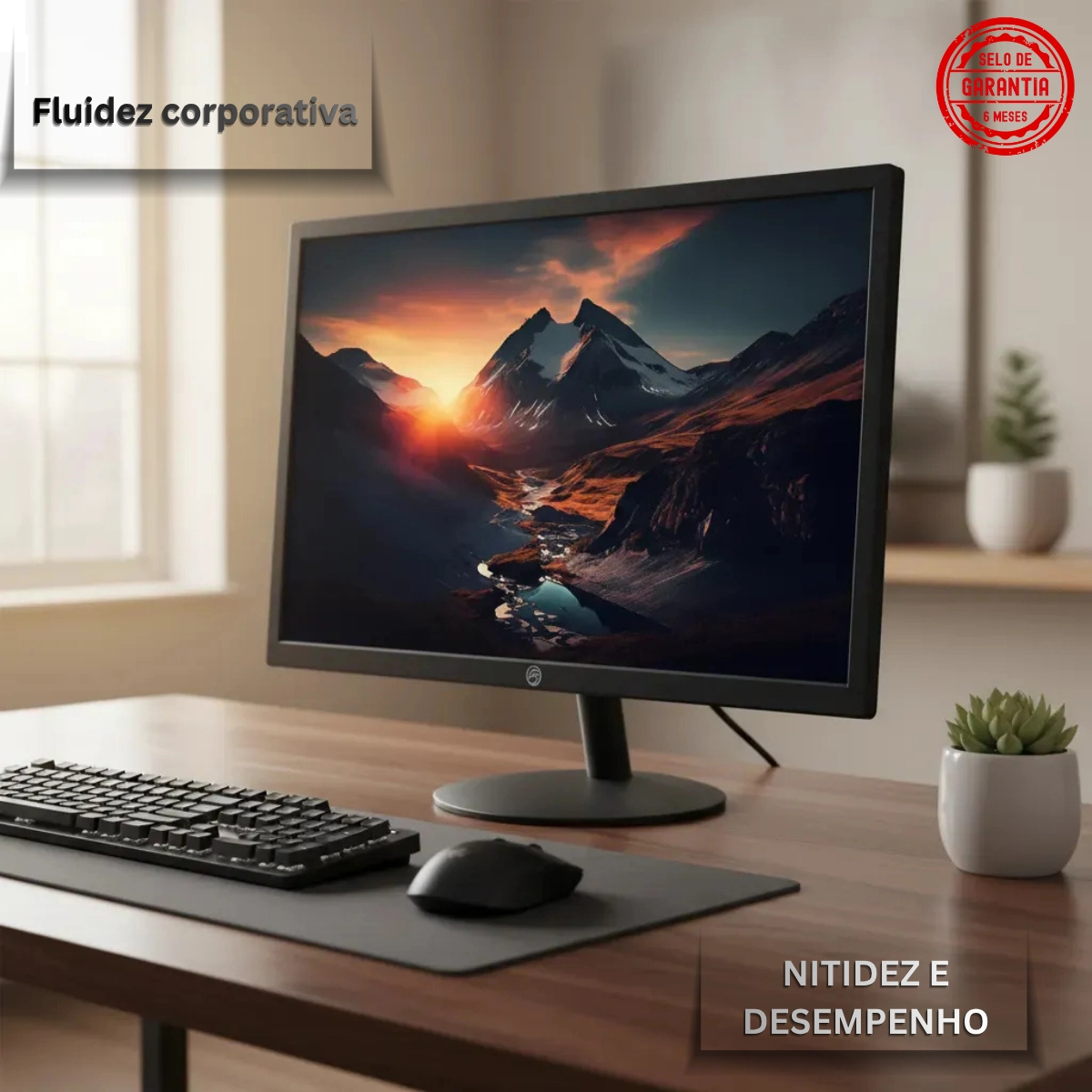 KIT OFFICE COM 3 MONITORES 19 POLEGADAS LED 60HZ BPC-19WE02-B PRETO KIT OFFICE COM 3 MONITORES 19 POLEGADAS LED 60HZ BPC-19WE02-B PRETO