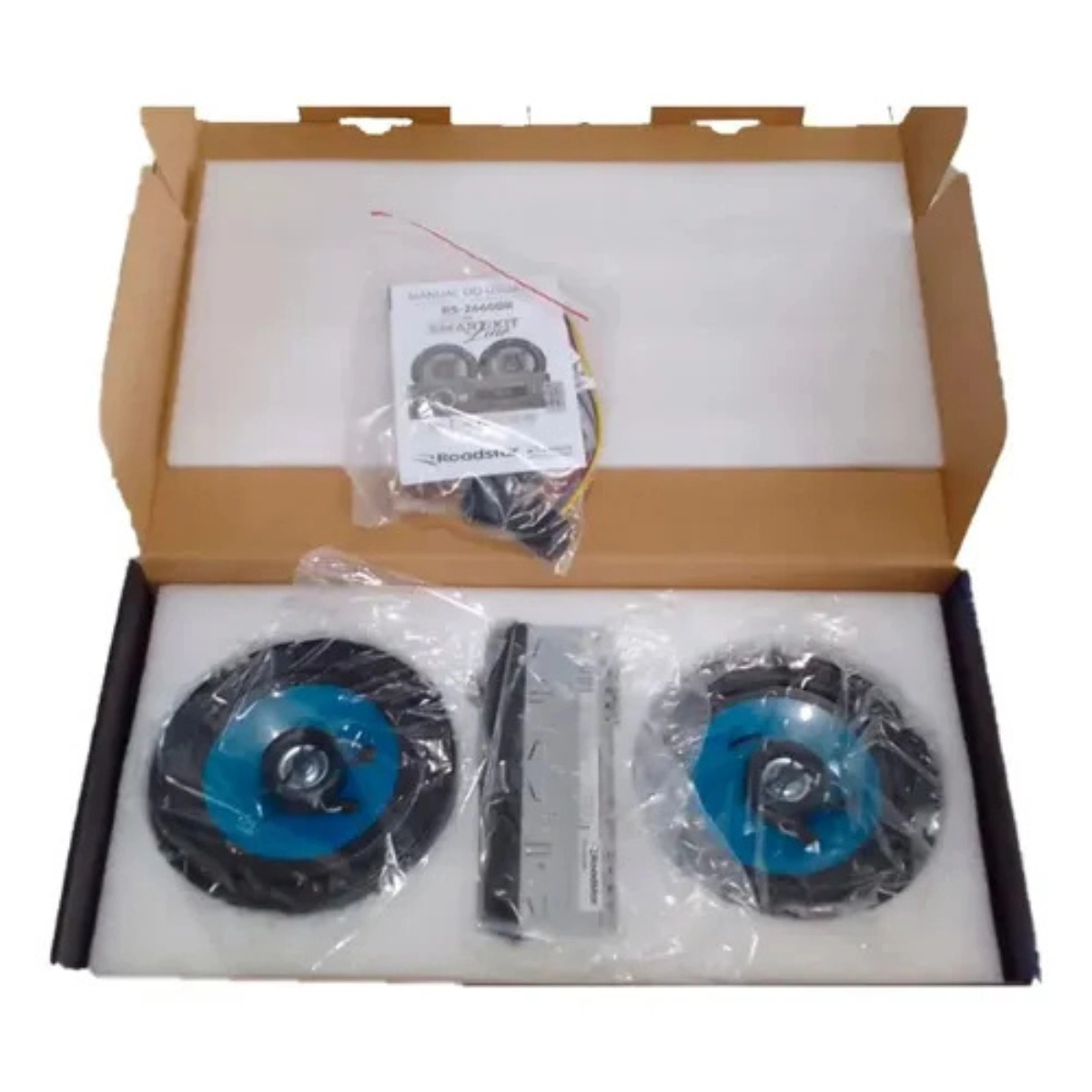 Kit Som Automotivo Roadstar RS-2660BR: Auto Rádio Bluetooth + 2 Alto-Falantes 6