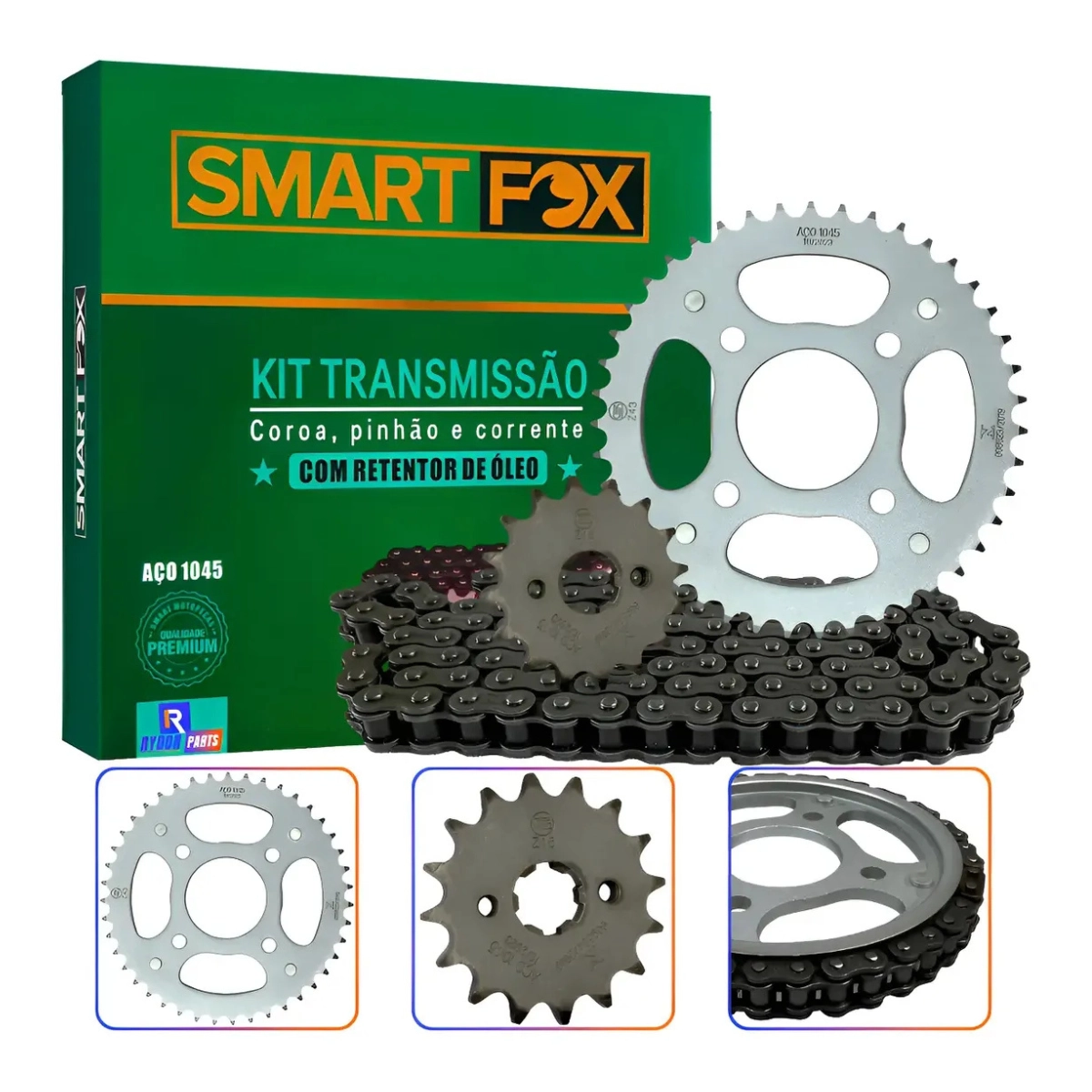Kit Transm. C/ret Titan/fan150 (428ho)