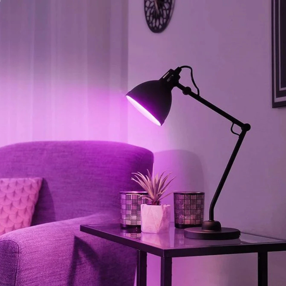 LÂMPADA INTELIGENTE WIFI RGB+W QUENTE E FRIO GEONAV BIVOLT