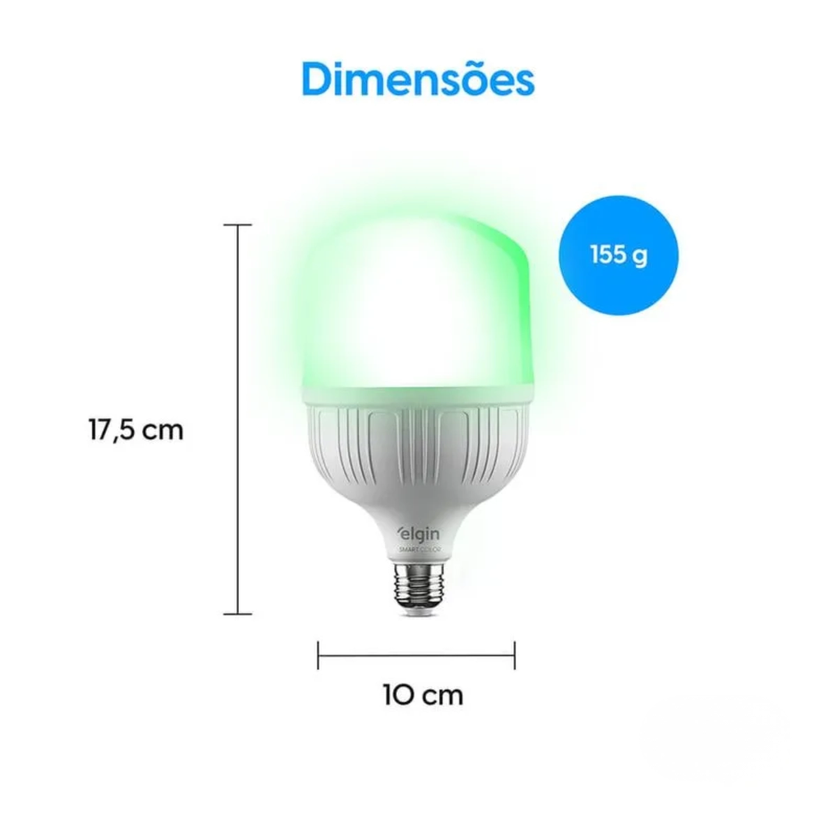LÂMPADA LED SMART 20W 6500K COMPATÍVEL COM ALEXA E GOOGLE HOME BIVOLT LÂMPADA LED SMART 20W 6500K COMPATÍVEL COM ALEXA E GOOGLE HOME BIVOLT