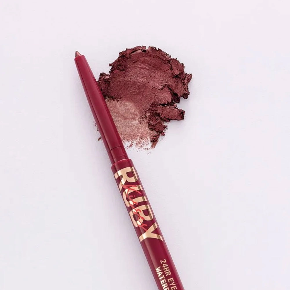 LÁPIS RETRÁTIL EM GEL MARSALA Á PROVA D' ÁGUA RUBY KISSES RE06B