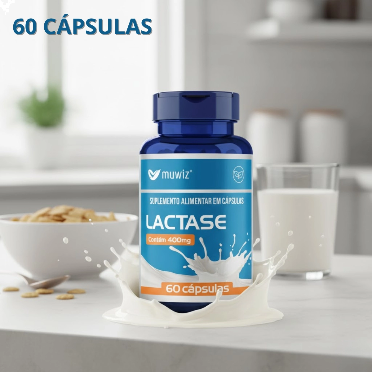 LACTASE ENZINMA EM CÁSPSULAS MUWIZ 400MG LACTASE ENZINMA EM CÁSPSULAS MUWIZ 400MG