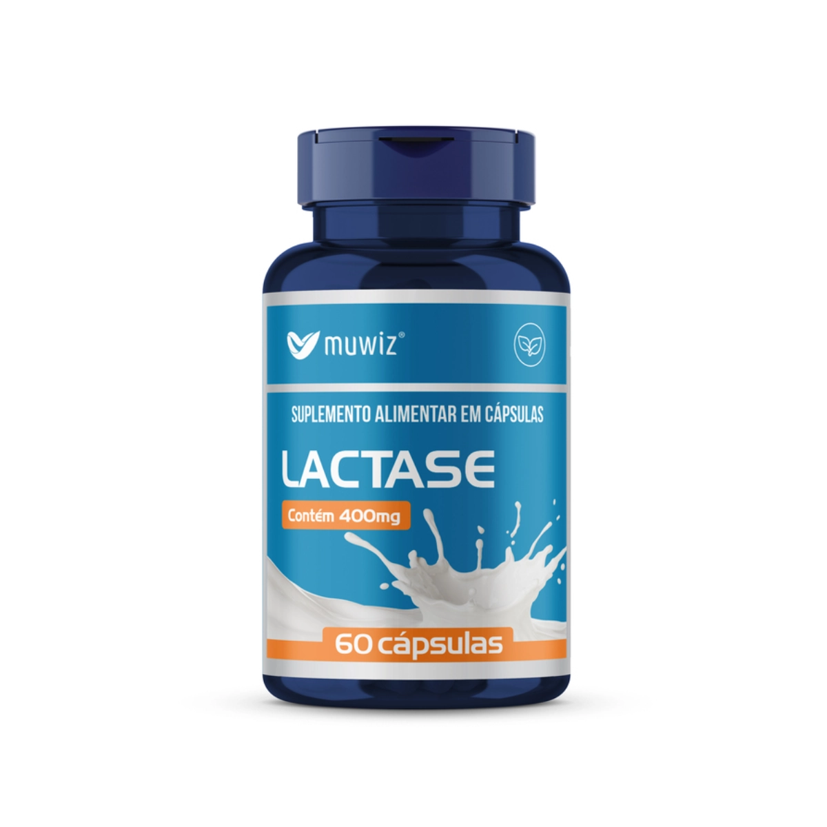LACTASE ENZINMA EM CÁSPSULAS MUWIZ 400MG 