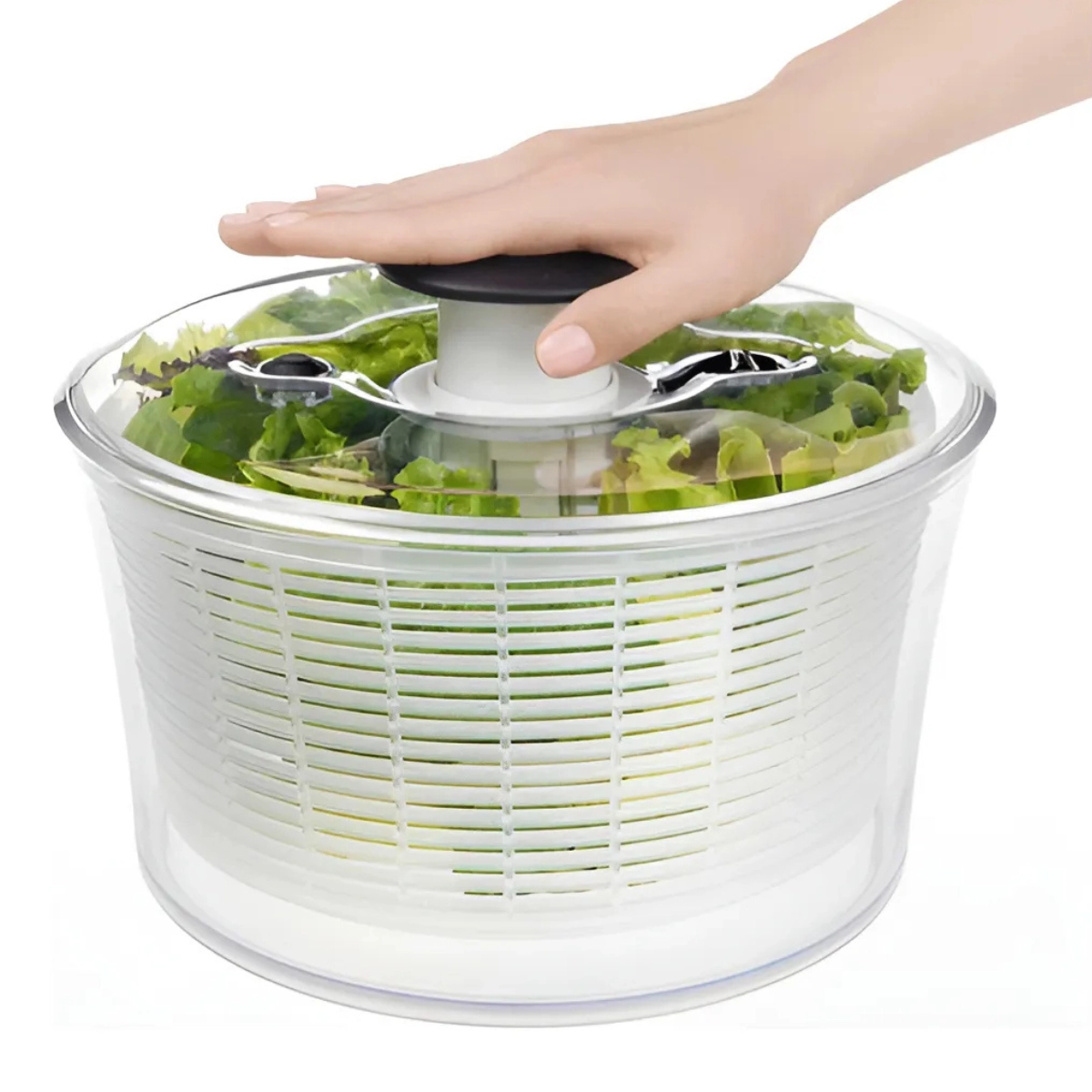 LAVA E SECA SALADAS CENTRÍFUGA TRANSPARENTE 5 LITROS OXO