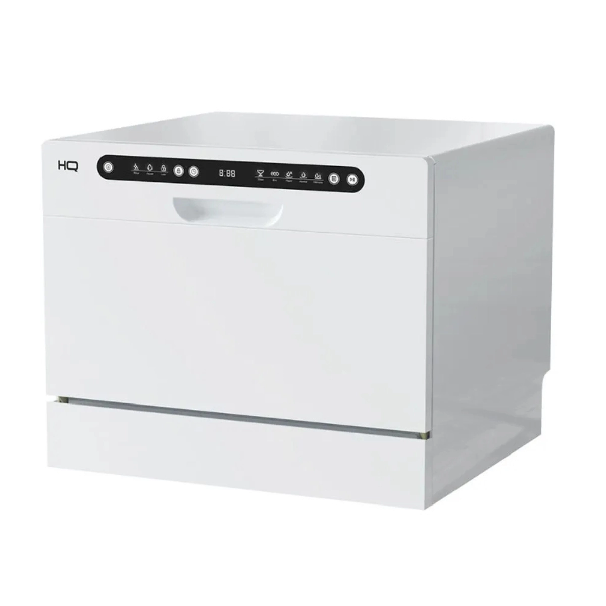 LAVA LOUÇAS COM PAINEL DIGITAL HQ 6 SERVIÇOS BRANCA 220V 