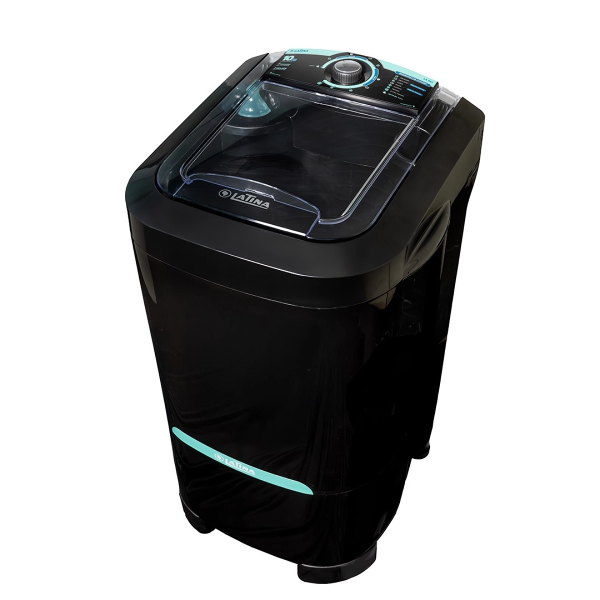 LAVADORA DE ROUPAS SEMIAUTOMATICA PRETA LA551 10KG 7 PROGRAMAS 127V