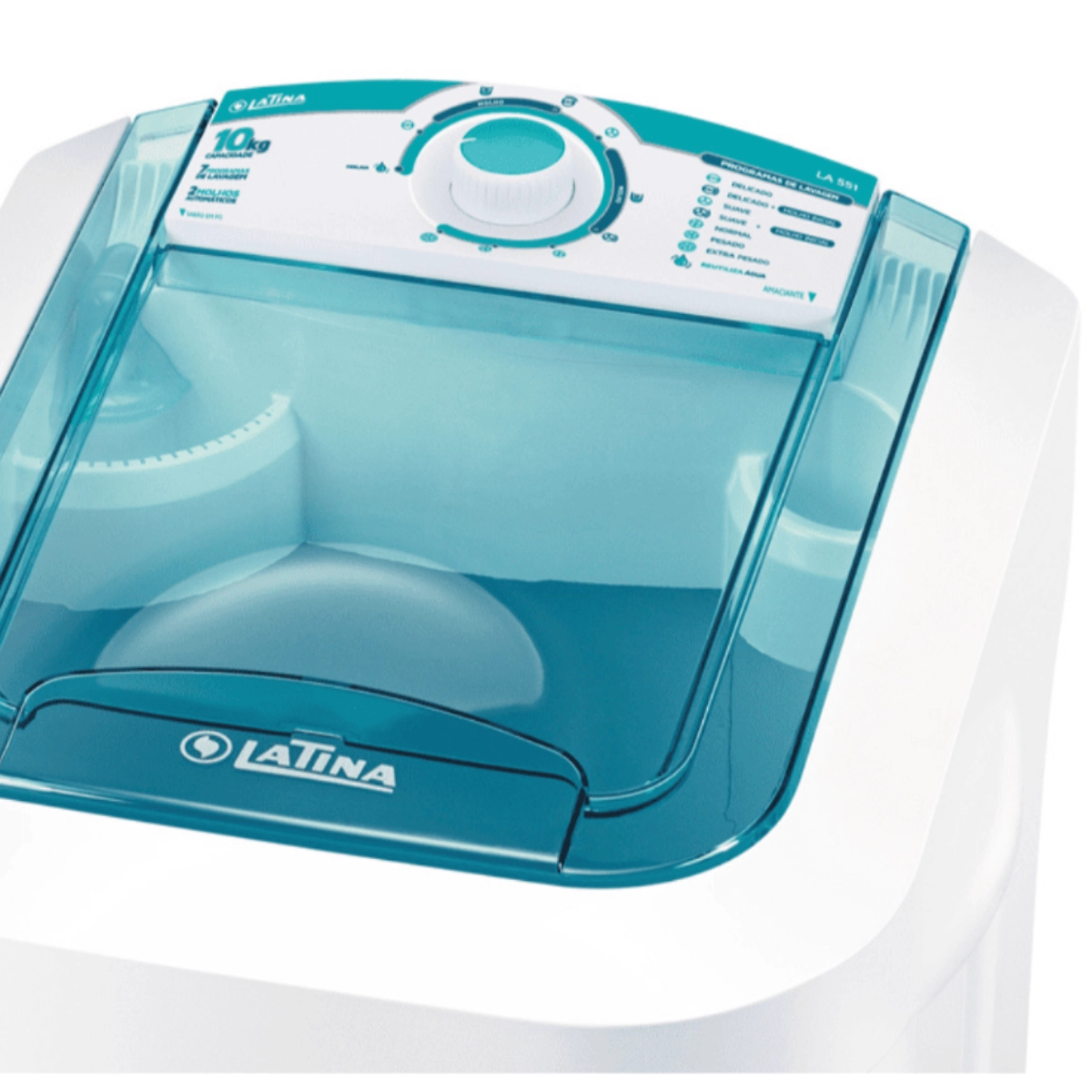 Lavadora Semiautomática Branca Latina 10kg 220V Lavadora Semiautomática Branca Latina 10kg 220V
