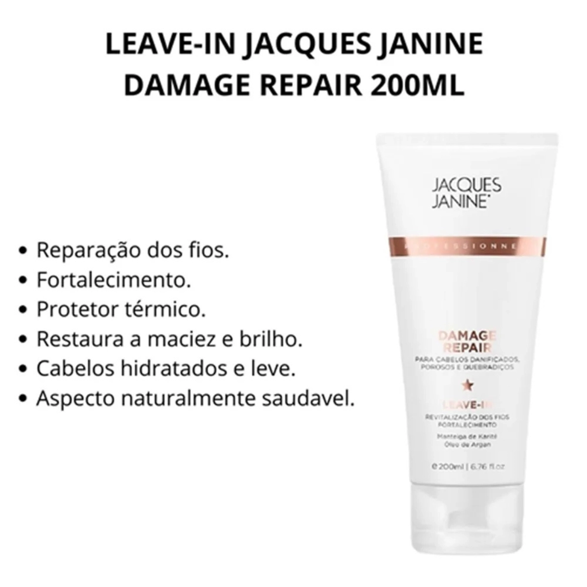 LEAVE-IN REPARADOR DE DANOS JACQUES JANINE 200ML