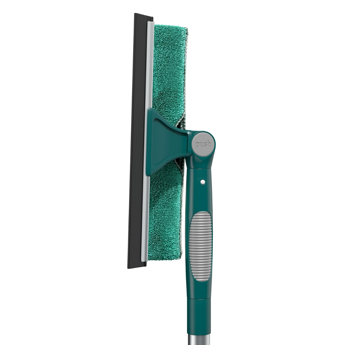 LIMPA VIDROS COM CABO EXTENSÍVEL 180º MICROFIBRA FLASH LIMP VERDE