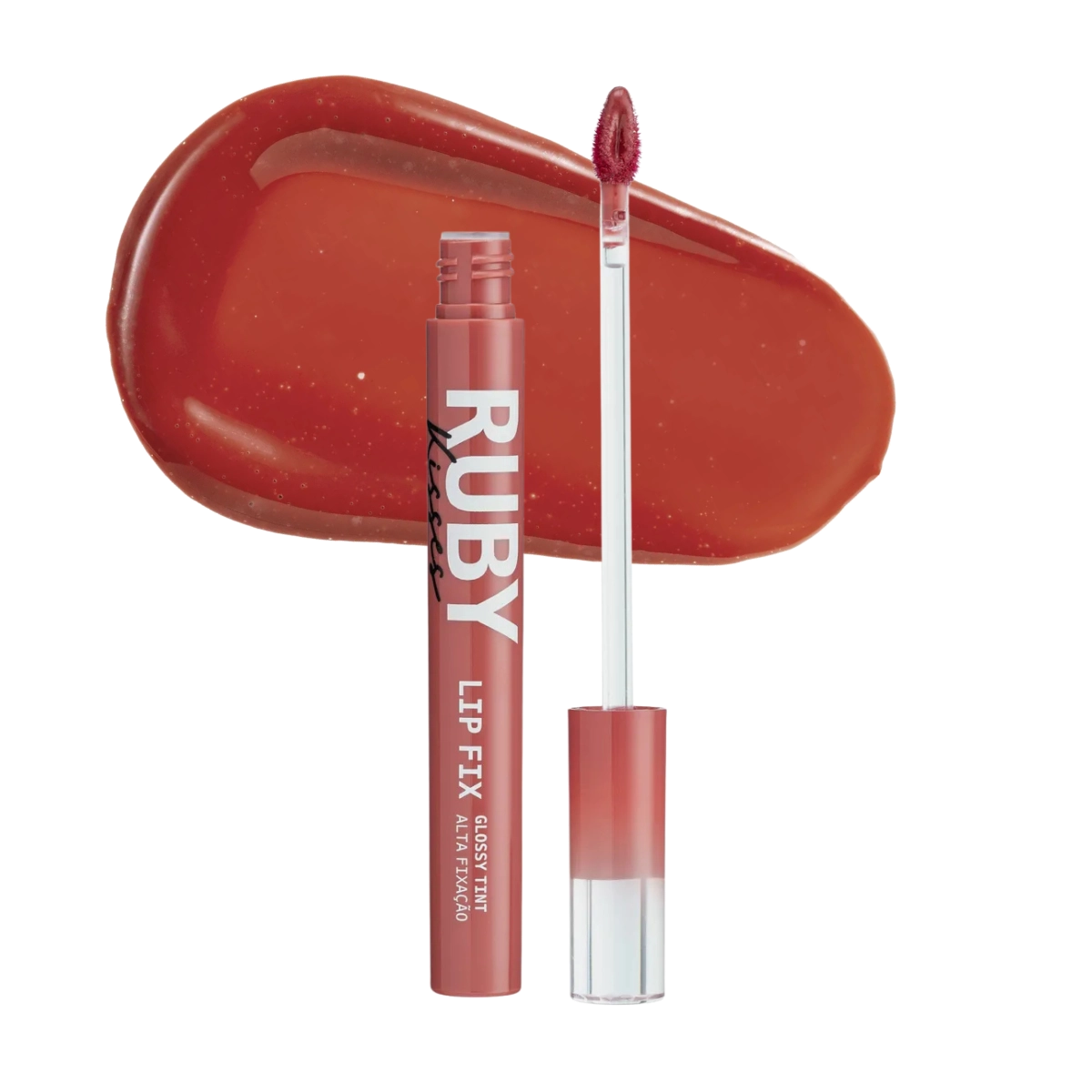 LIP FIX RUBY KISSES GLOSSY TINT ALTA FIXAÇÃO CORAL DREAM
