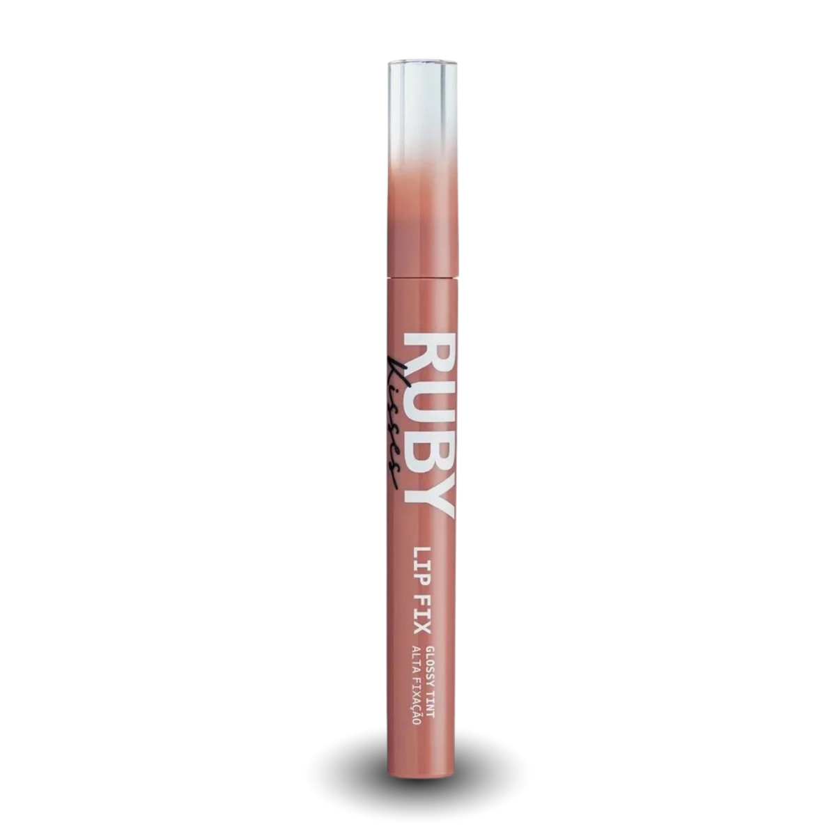 LIP FIX RUBY KISSES GLOSSY TINT ALTA FIXAÇÃO ROSY BROWN