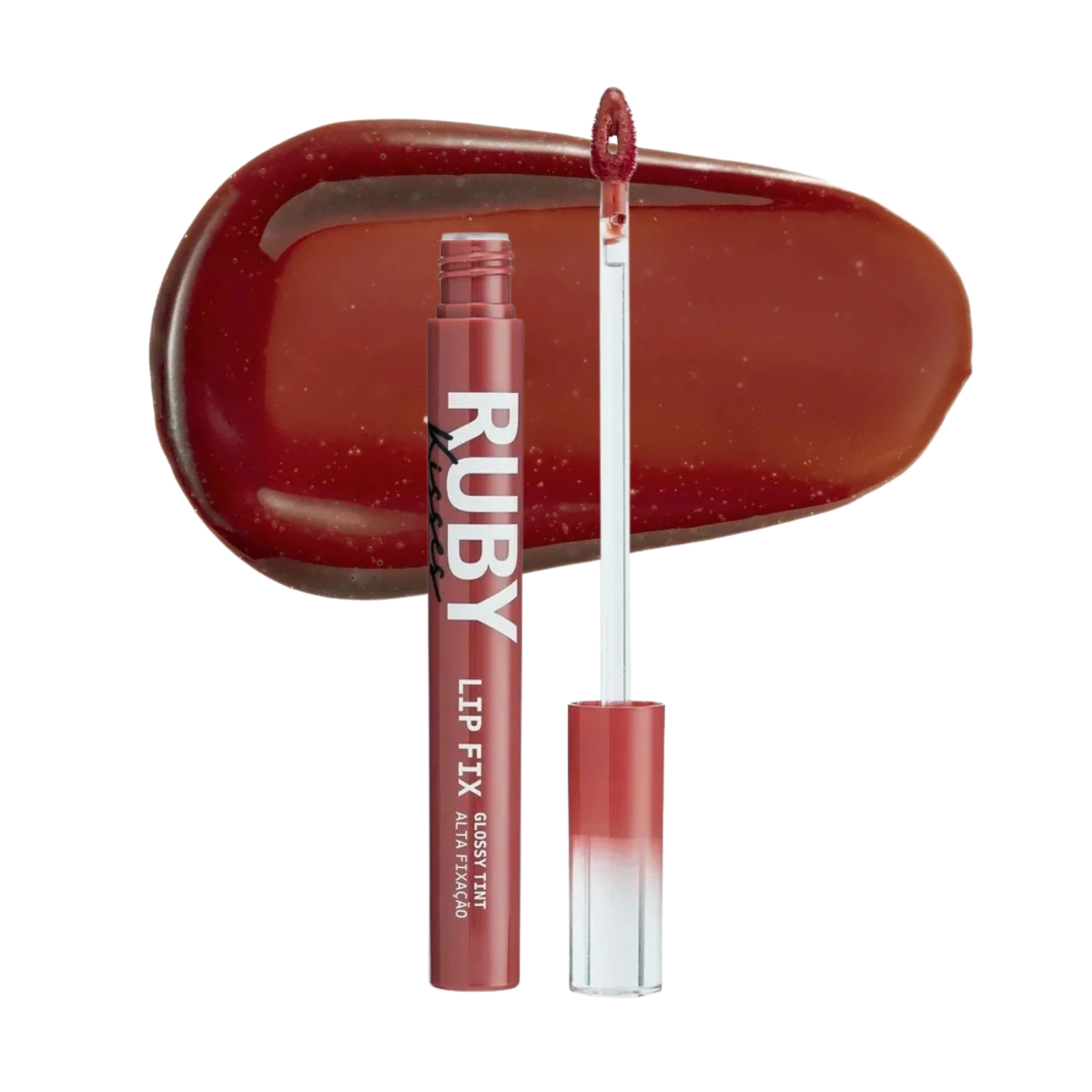 LIP FIX RUBY KISSES GLOSSY TINT ALTA FIXAÇÃO SWEET BROWN
