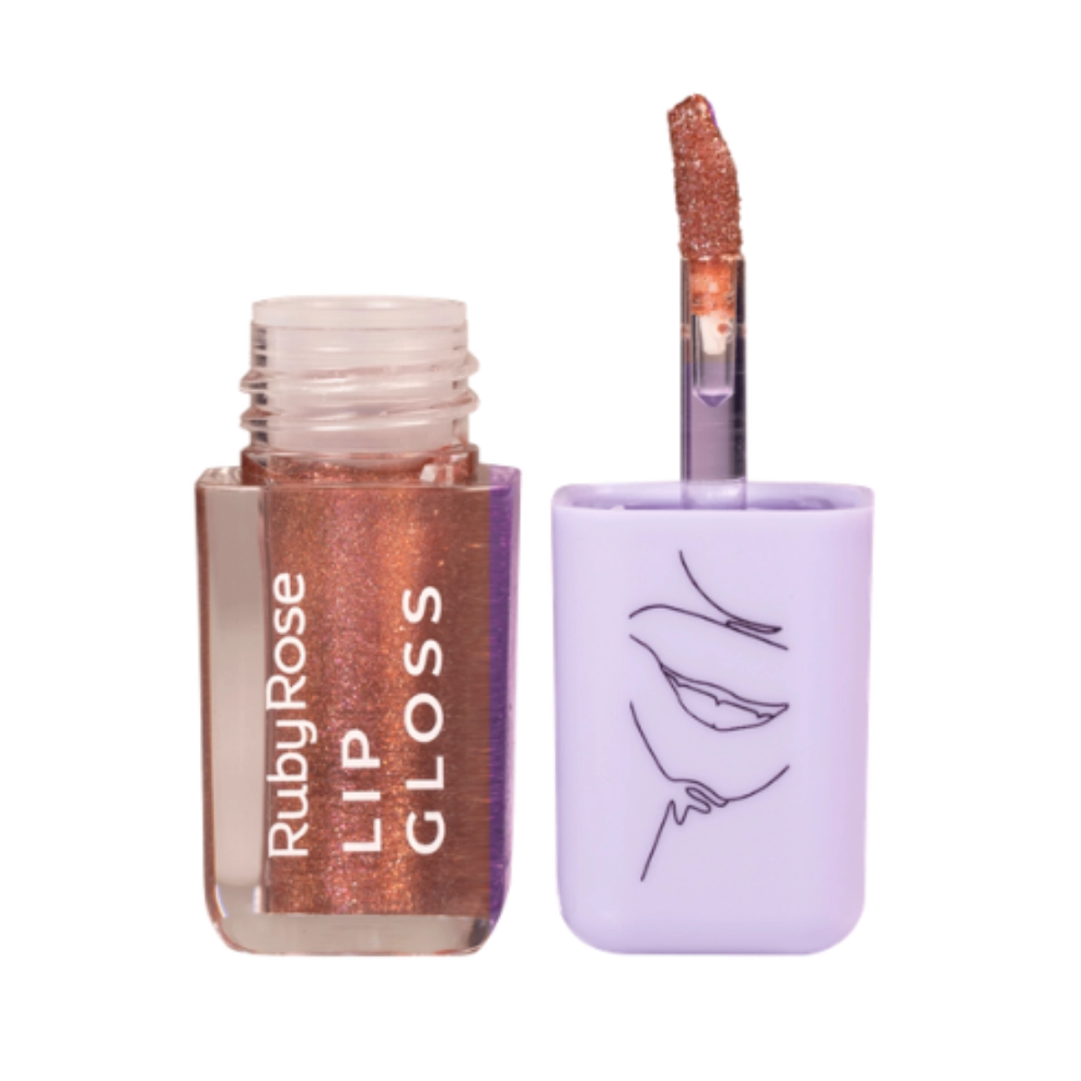 LIP GLOSS BRILHANTE BONFIRE RUBY ROSE HB82345N 4,5G LIP GLOSS BRILHANTE BONFIRE RUBY ROSE HB82345N 4,5G