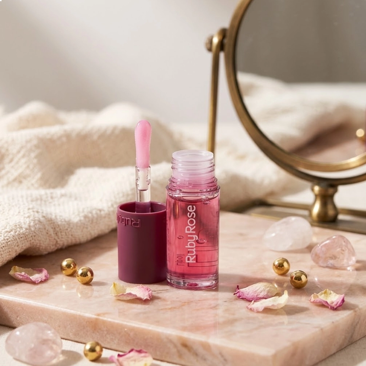 LIP OIL RUBY ROSE FRESH LIPS GL08 HIDRATANTE LABIAL