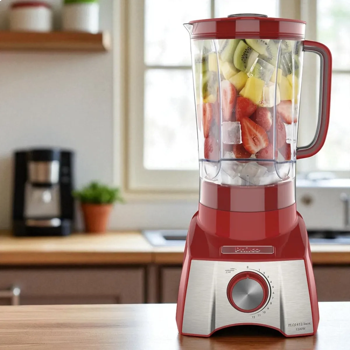 LIQUIDIFICADOR PHILCO INOX 12 VELOCIDADES 1200W 220V