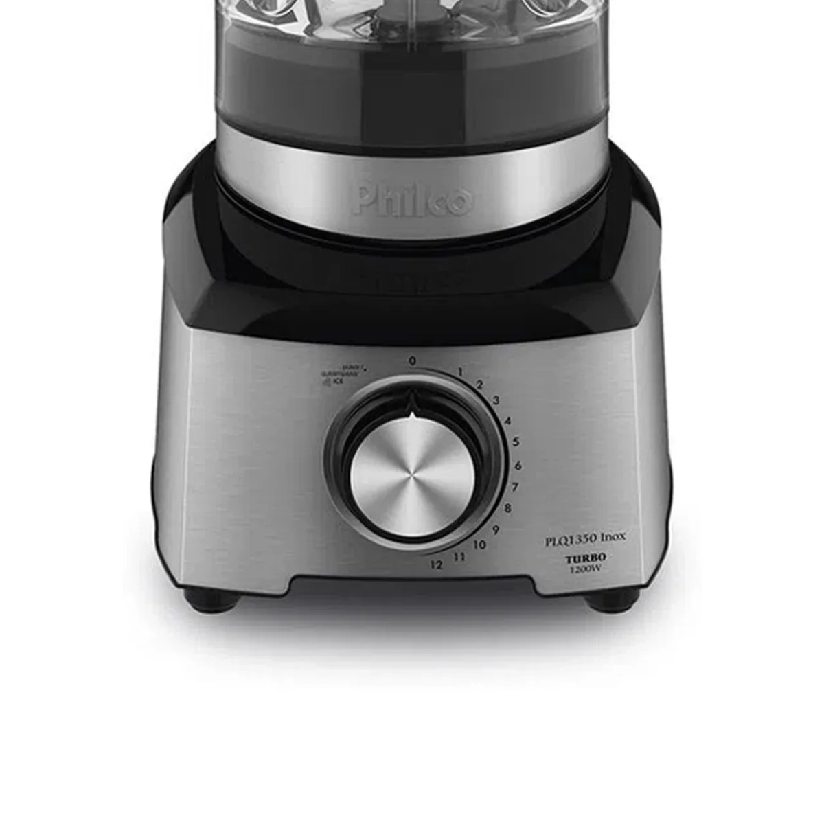 LIQUIDIFICADOR TURBO 12 VELOCIDADES GLASS 1200W PRETO 220V PHILCO