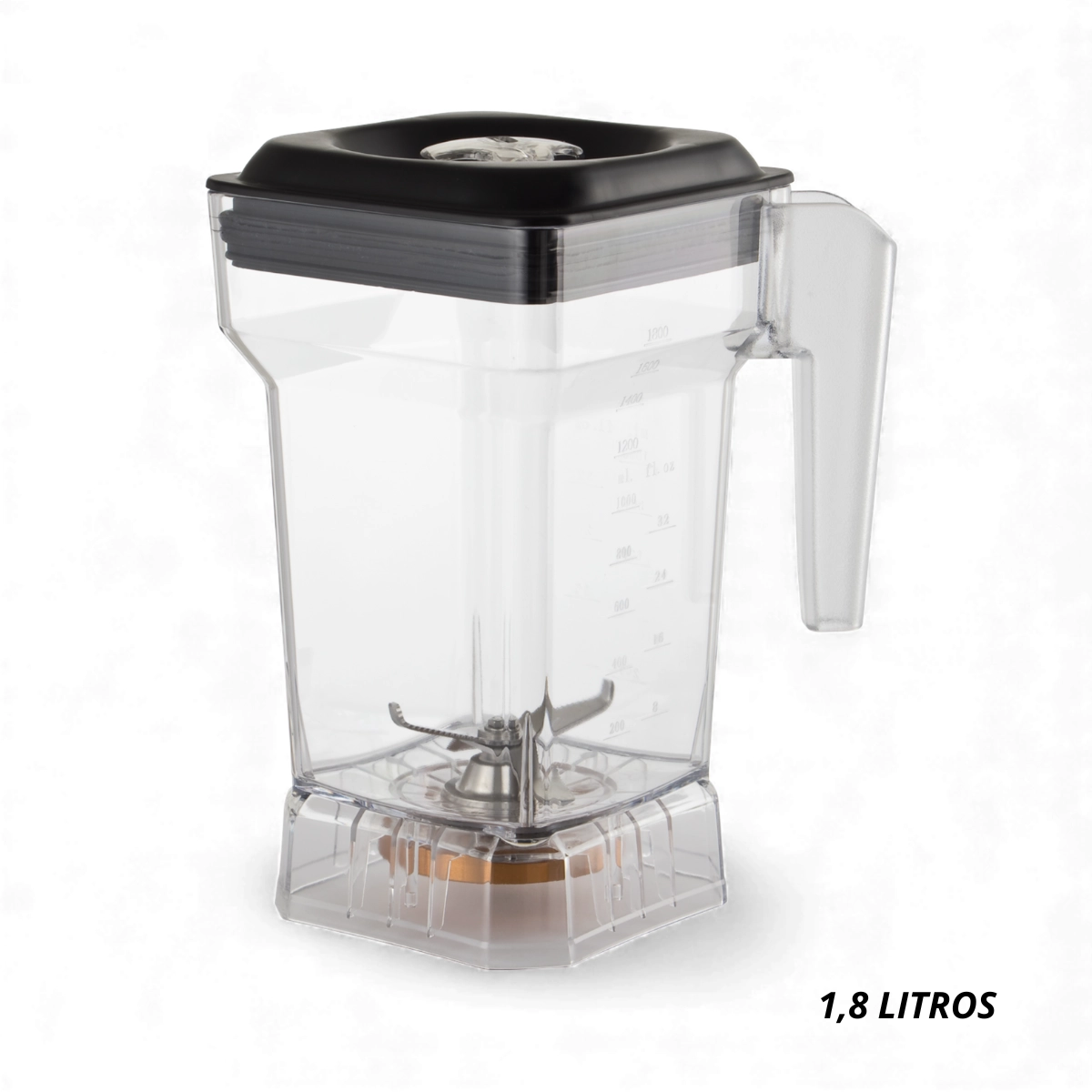 LIQUIFICADOR COMERCIAL TURBO MACHERSONI BL4.202 220V PRETO 