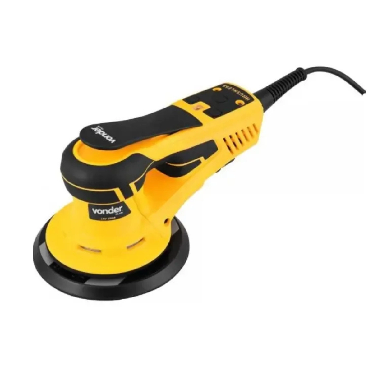 LIXADEIRA ROTO ORBITAL 6'' LRV350B VONDER 220V MOTOR POTENTE DE 350W AMARELO