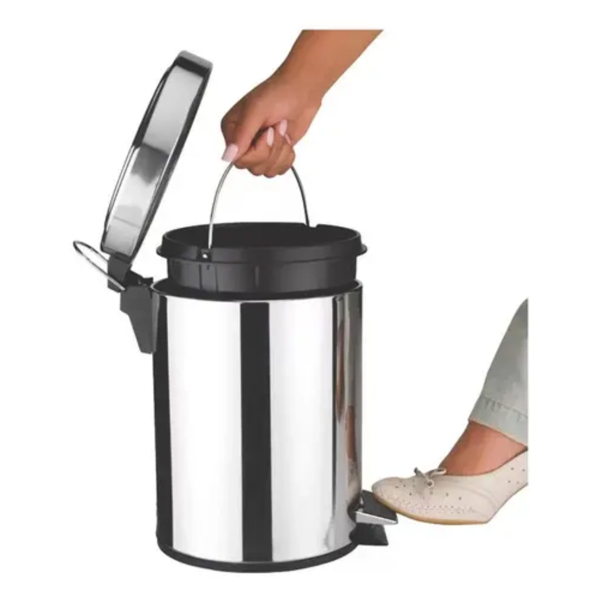 LIXEIRA EM AÇO INOX PEDAL 20 LITROS MIMO STYLE LIXEIRA EM AÇO INOX PEDAL 20 LITROS MIMO STYLE