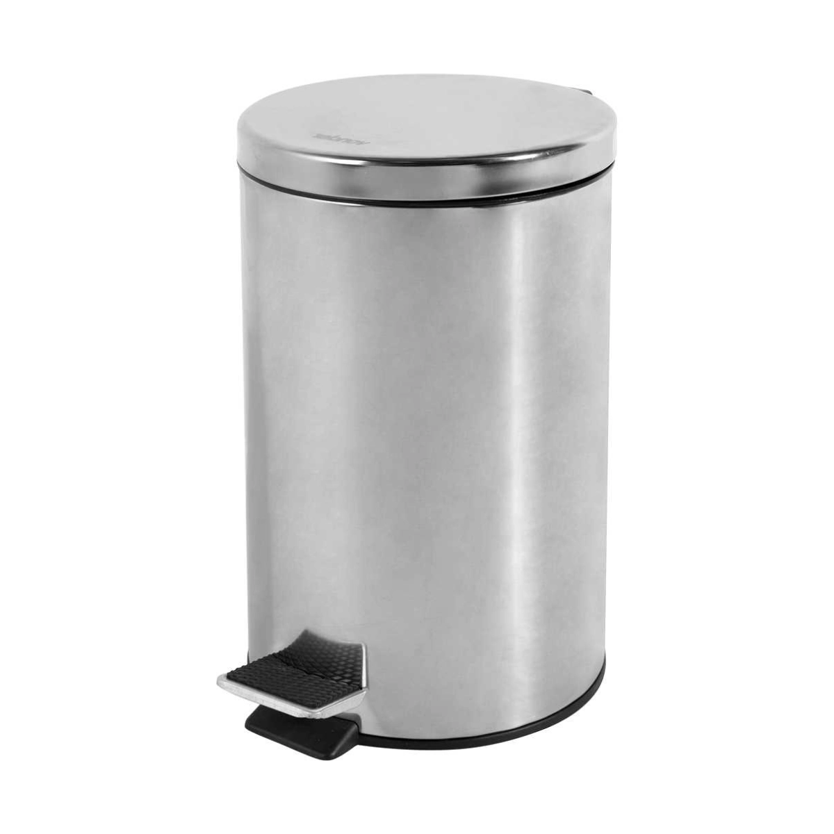 LIXEIRA REDONDA 20 LITROS INOX CINZA VONDER