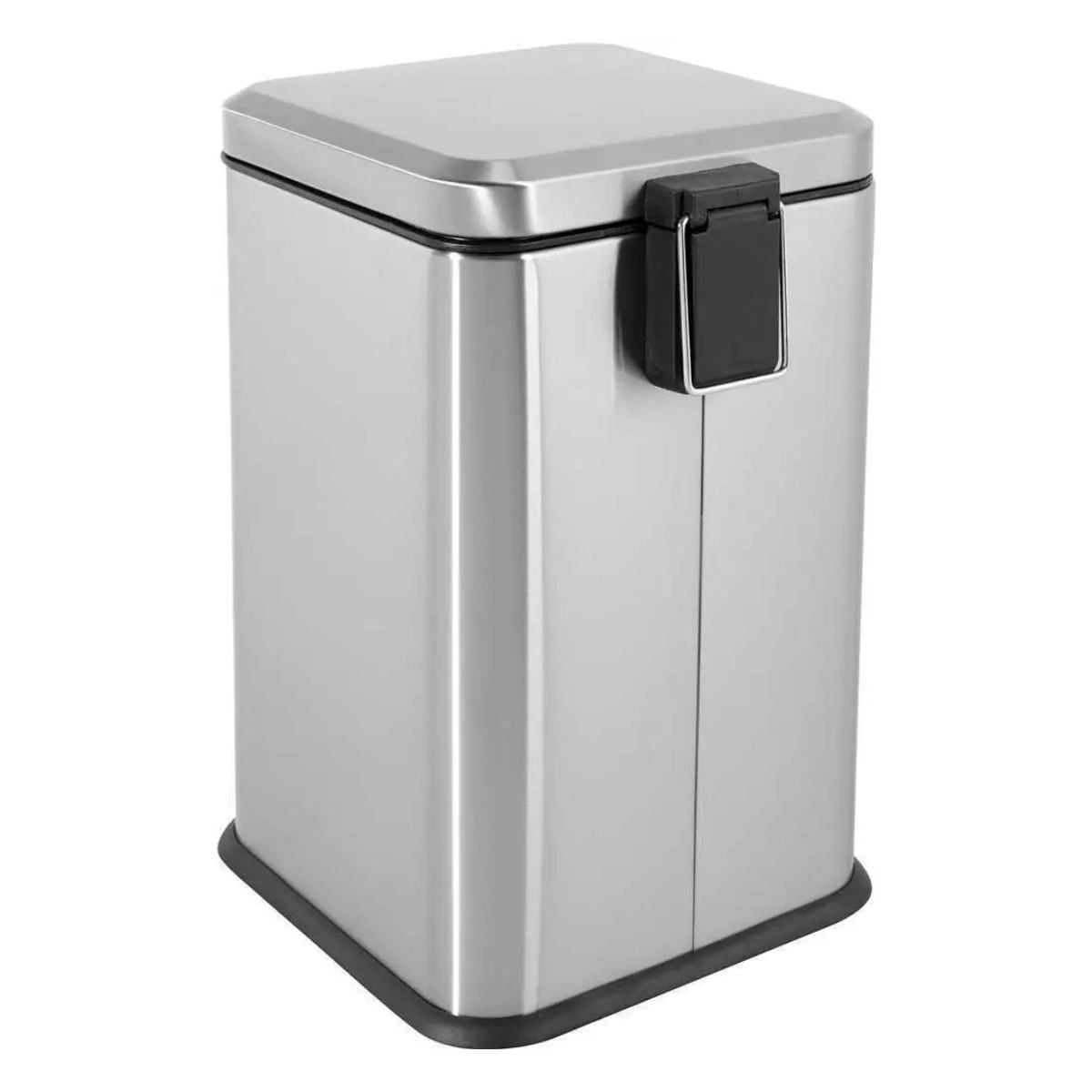 LIXEIRA RETANGULAR ANTIDERRAPANTE 20 LITROS INOX COM PEDAL VONDER LIXEIRA RETANGULAR ANTIDERRAPANTE 20 LITROS INOX COM PEDAL VONDER