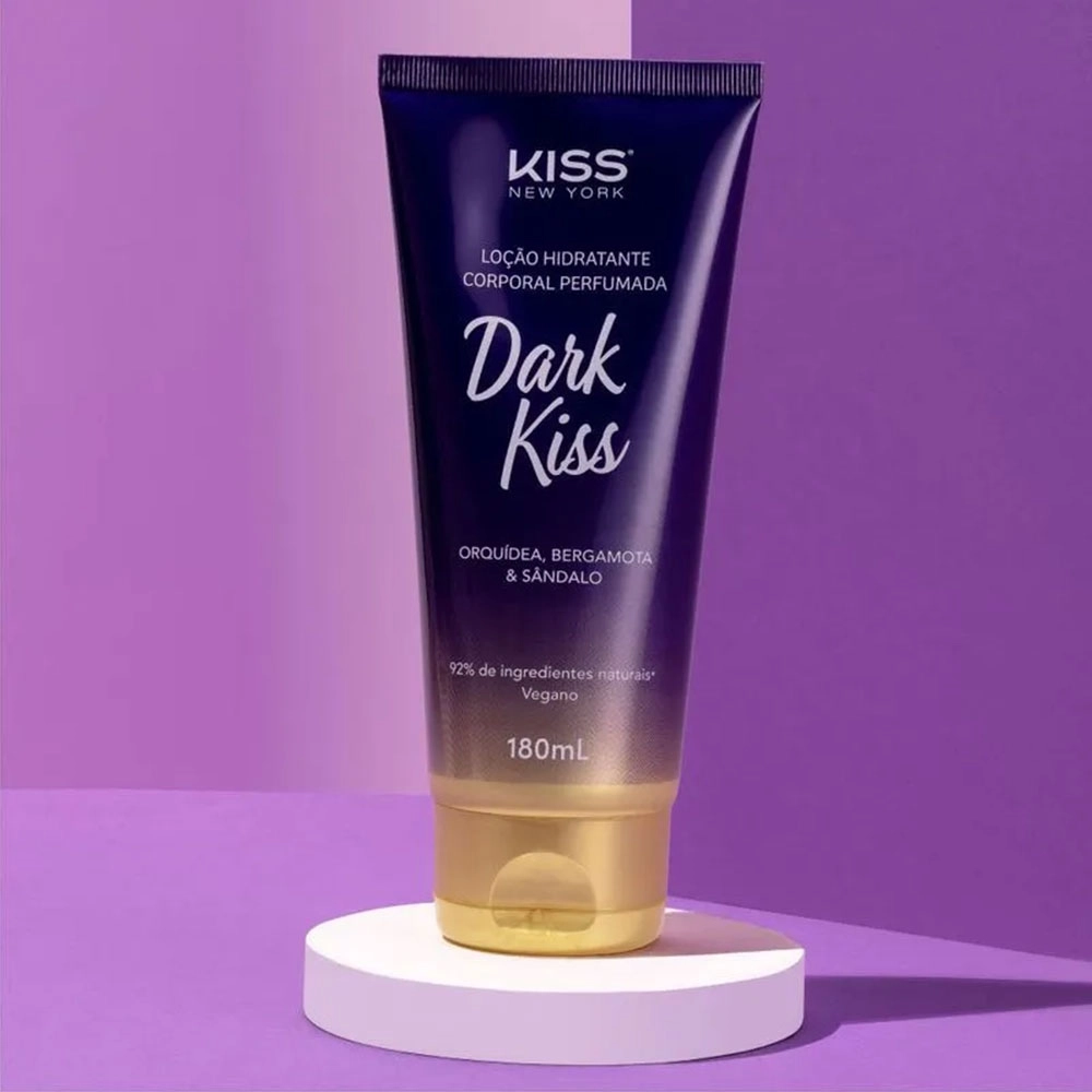 Loção Corporal Dark Kiss 180ml Kiss New York Lcb07b