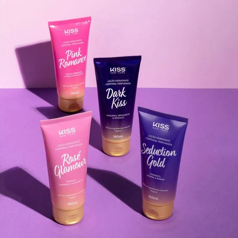 Loção Corporal Pink Romance 180ml Kiss New York Lcb08b