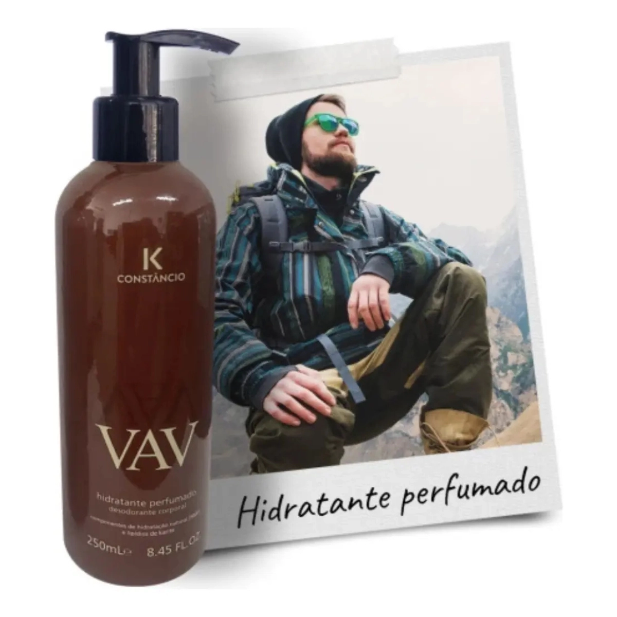 LOÇÃO HIDRATANTE VEGANA MASCULINO VAV 250ML K CONSTANCIO LOÇÃO HIDRATANTE VEGANA MASCULINO VAV 250ML K CONSTANCIO