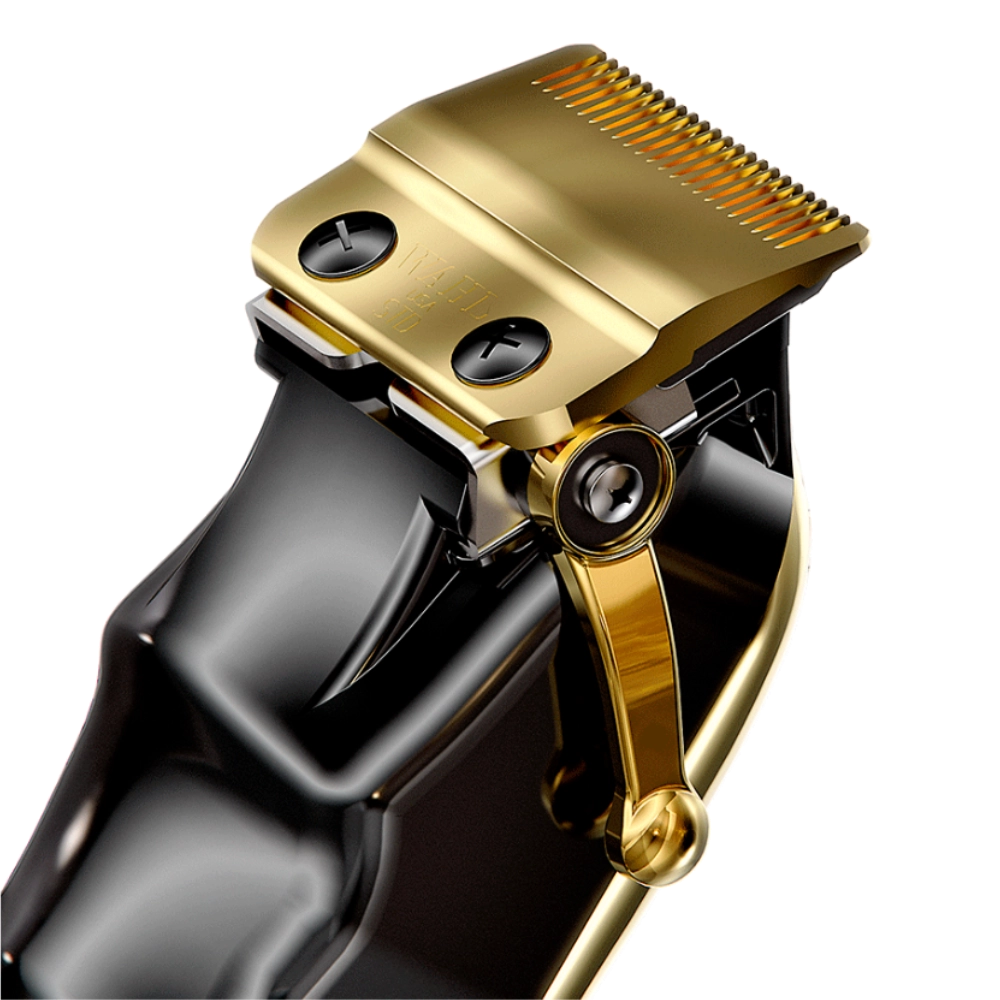 MÁQUINA DE CORTAR CABELO WAHL MAGIC CLIP CORDLESS SEM FIO GOLD BIVOLT