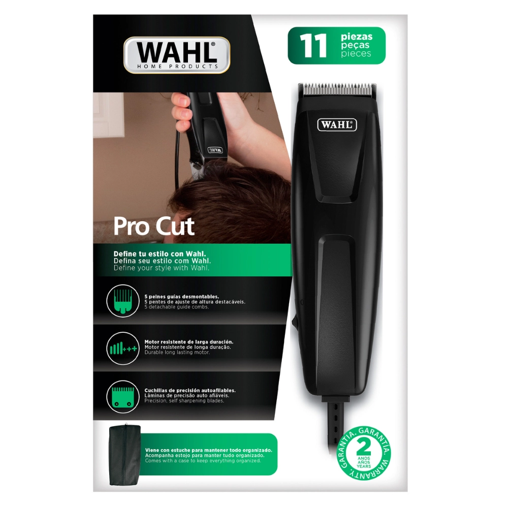 Máquina de Cortar Cabelo Wahl Pro Cut Preto 220V Máquina de Cortar Cabelo Wahl Pro Cut Preto 220V