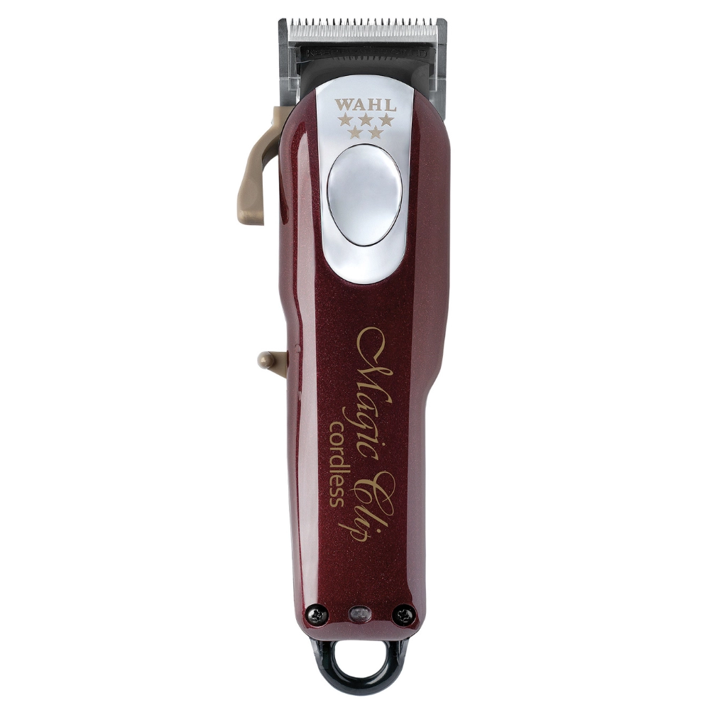 Máquina de Corte Wahl Magic Clip Cordless sem Fio Vermelha Bivolt