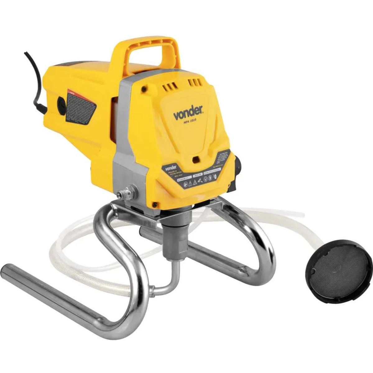MÁQUINA DE PINTURA AIRLESS 1,3HP MPA 1010 VONDER AMARELA 127V