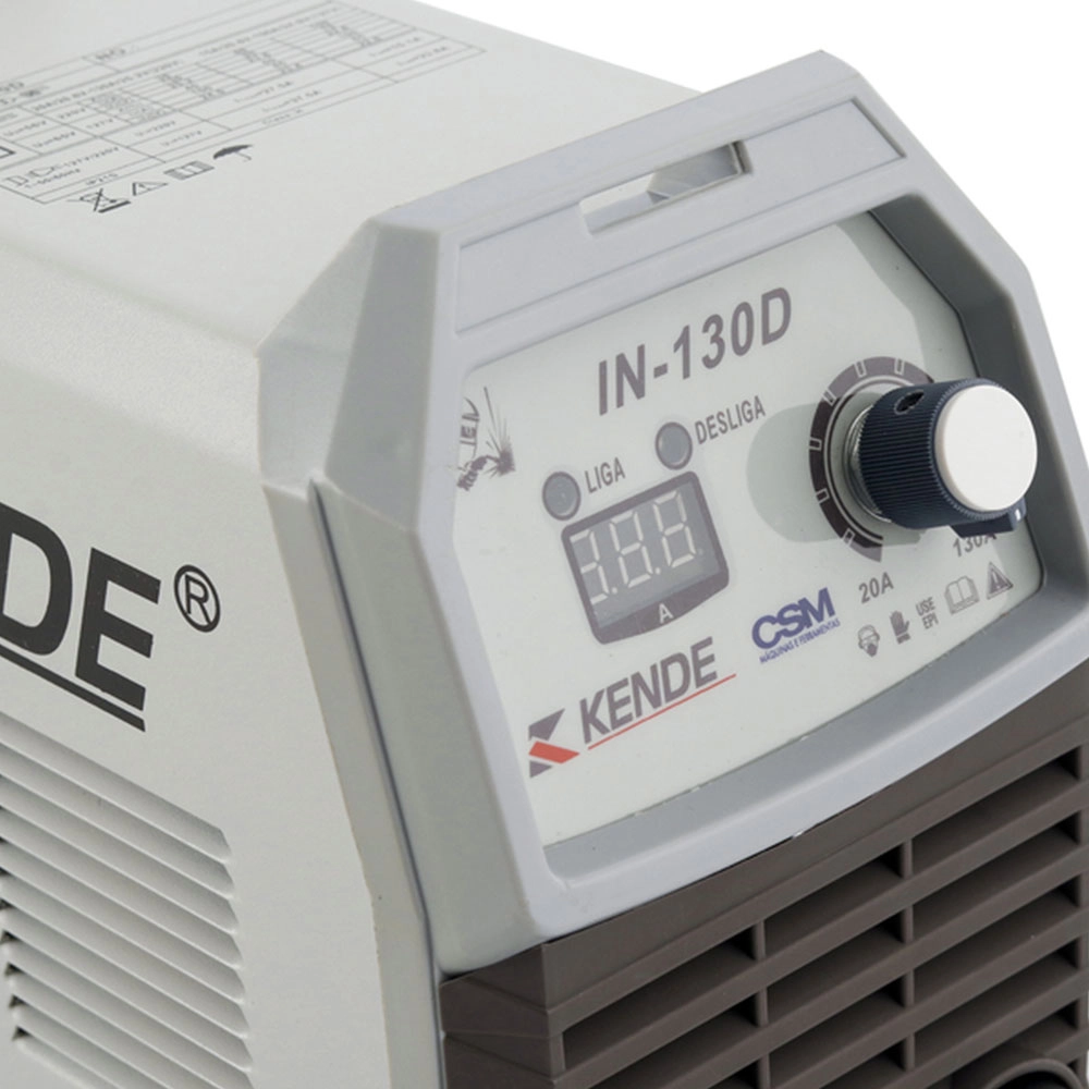 Máquina de Solda Inversora Kende 130a Mma In-130d Bivolt Máquina de Solda Inversora Kende 130a Mma In-130d Bivolt