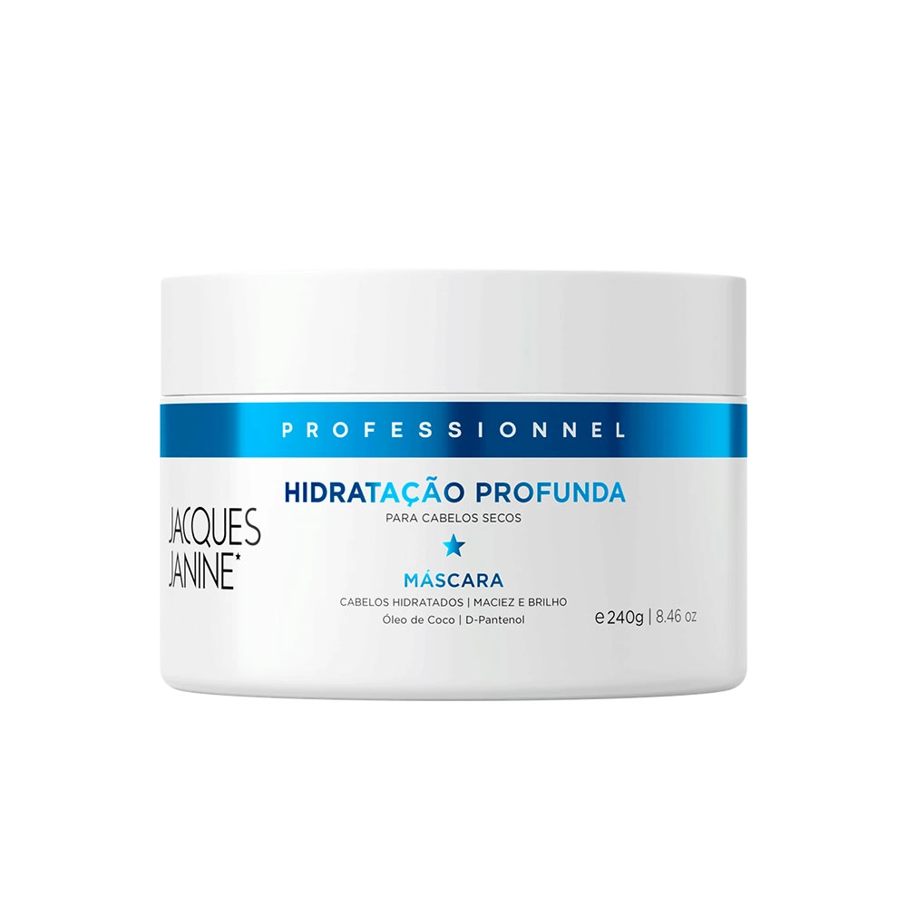 MÁSCARA CAPILAR HIDRATAÇÃO PROFUNDA JACQUES JANINE 240G