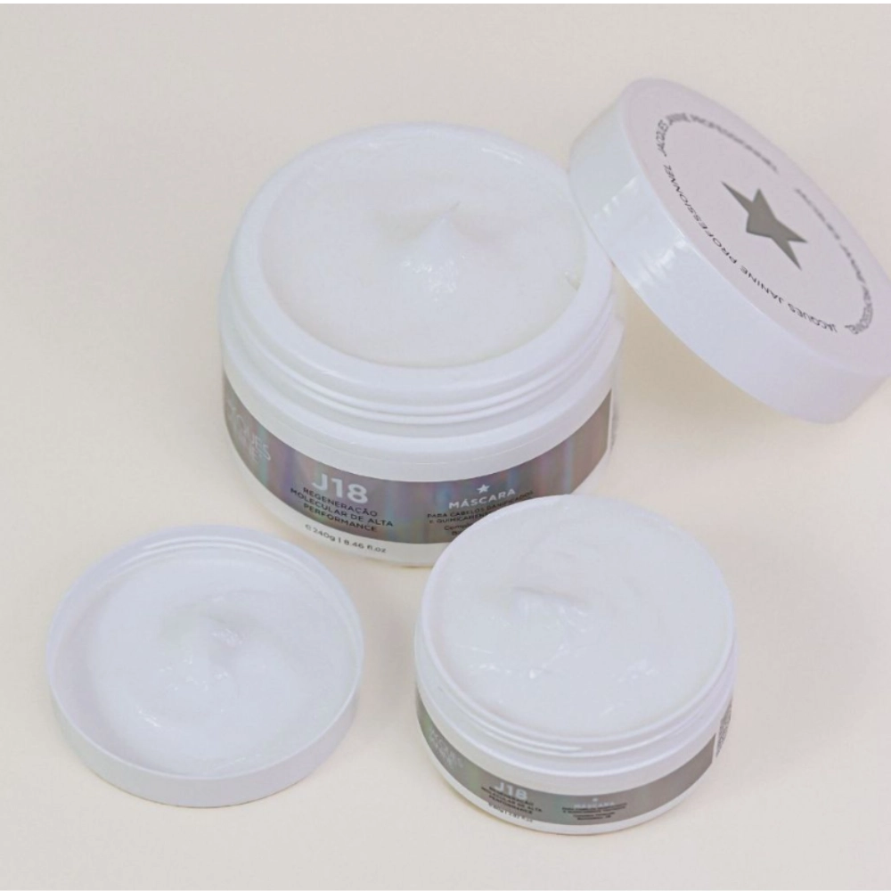 MÁSCARA CAPILAR REGENERAÇÃO MOLECULAR JACQUES JANINE J18 240G MÁSCARA CAPILAR REGENERAÇÃO MOLECULAR JACQUES JANINE J18 240G