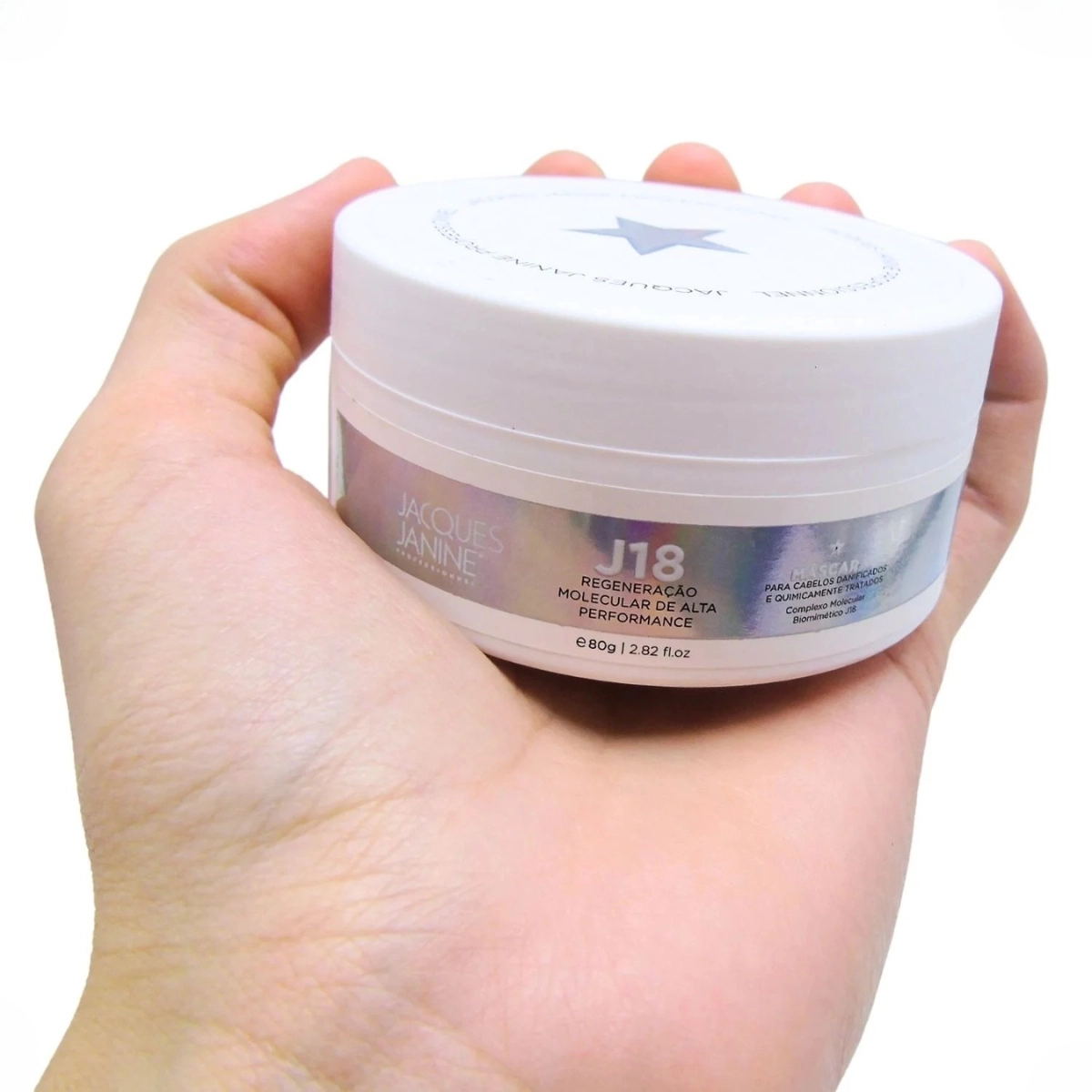 MÁSCARA CAPILAR REGENERAÇÃO MOLECULAR JACQUES JANINE J18 80G