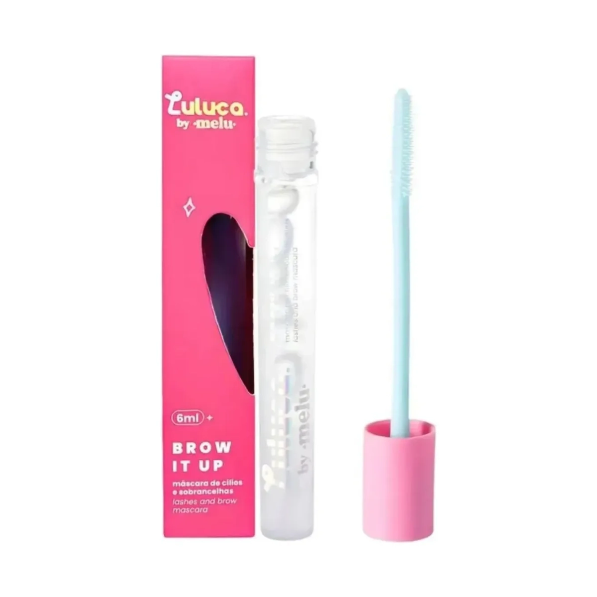 MÁSCARA DE CÍLIOS E SOBRANCELHAS INCOLOR BROW IT UP LULUCA RUBY ROSE