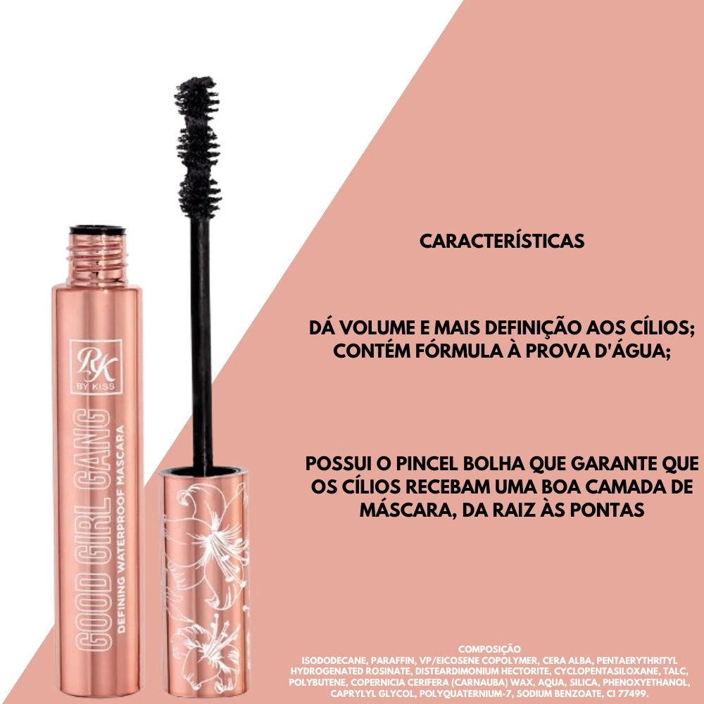 Máscara de Cílios À Prova D?água Good Girl Gang - Ruby Kisses
